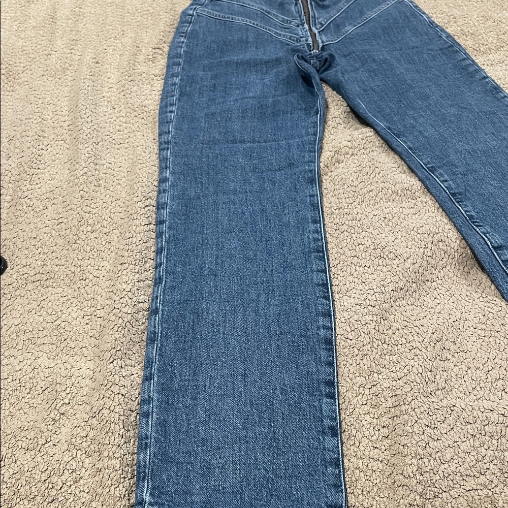 Good American High Rise Blue Jeans - Picture 2 of 8